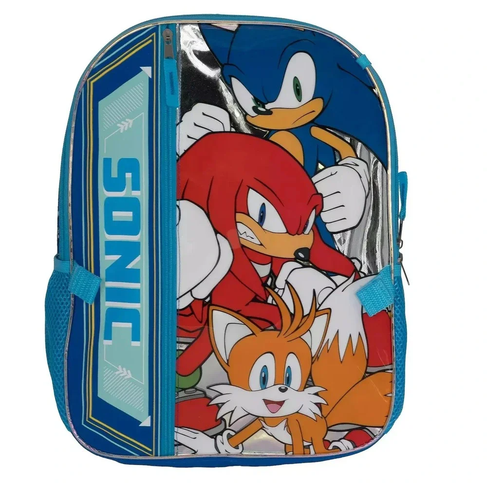 Sonic‎ The Hedgehog 5 Piece Backpack & Lunch Box Set